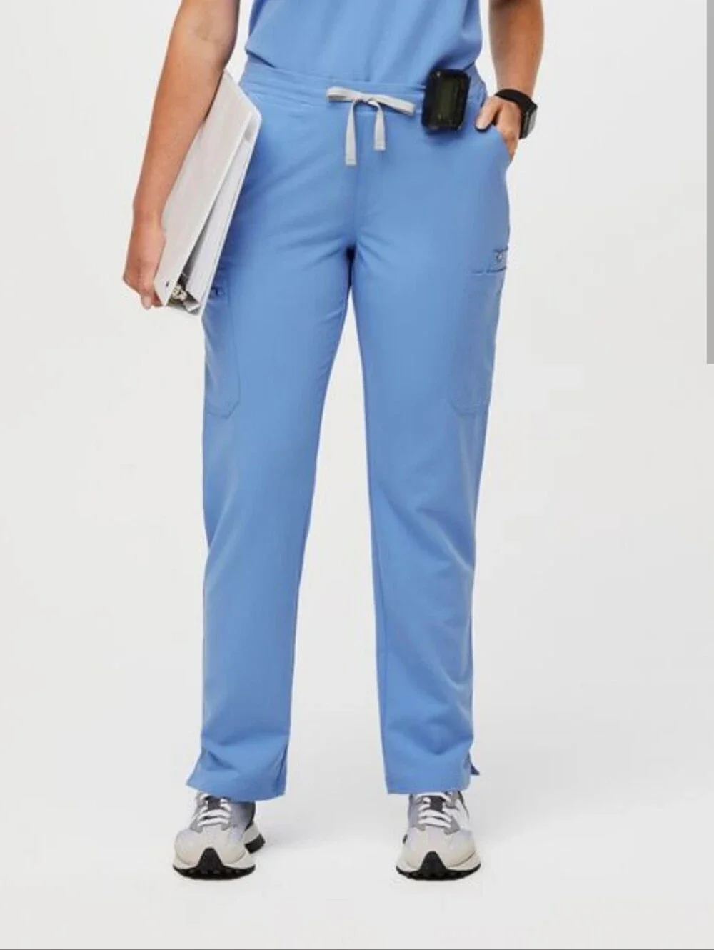 Figs Womens Ciele Blue Yola Skinny Scrub Pants Medium Petite